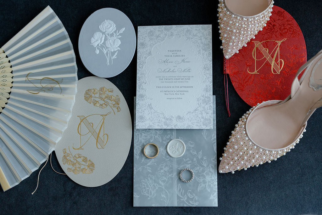 New Jersey wedding planner coordinating timeline and vendor setup indoors